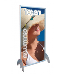 Double-sided dibond Aluminium Totem